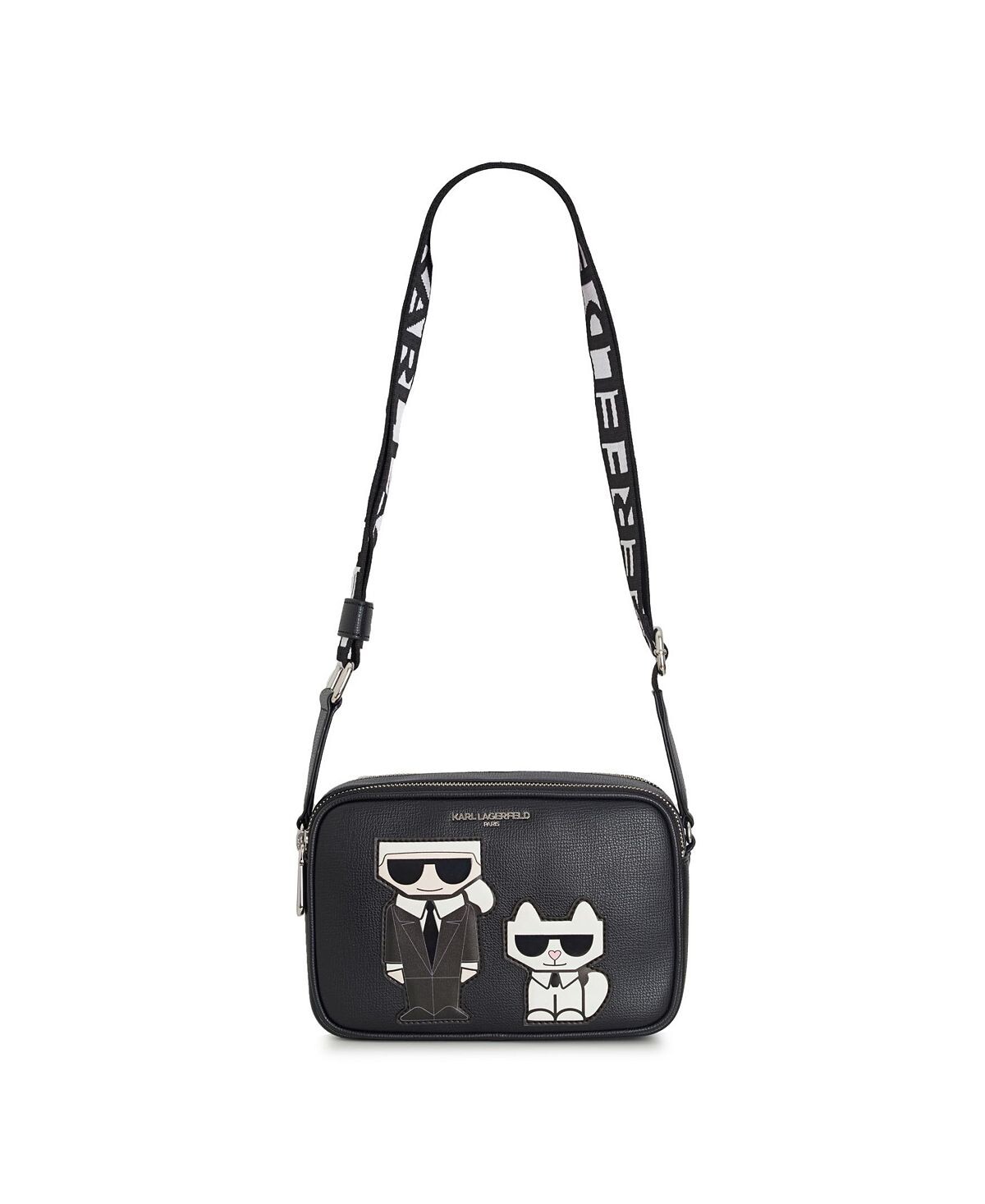 

Karl Lagerfeld Maybelle Karl And Choupette Crossbody, черный