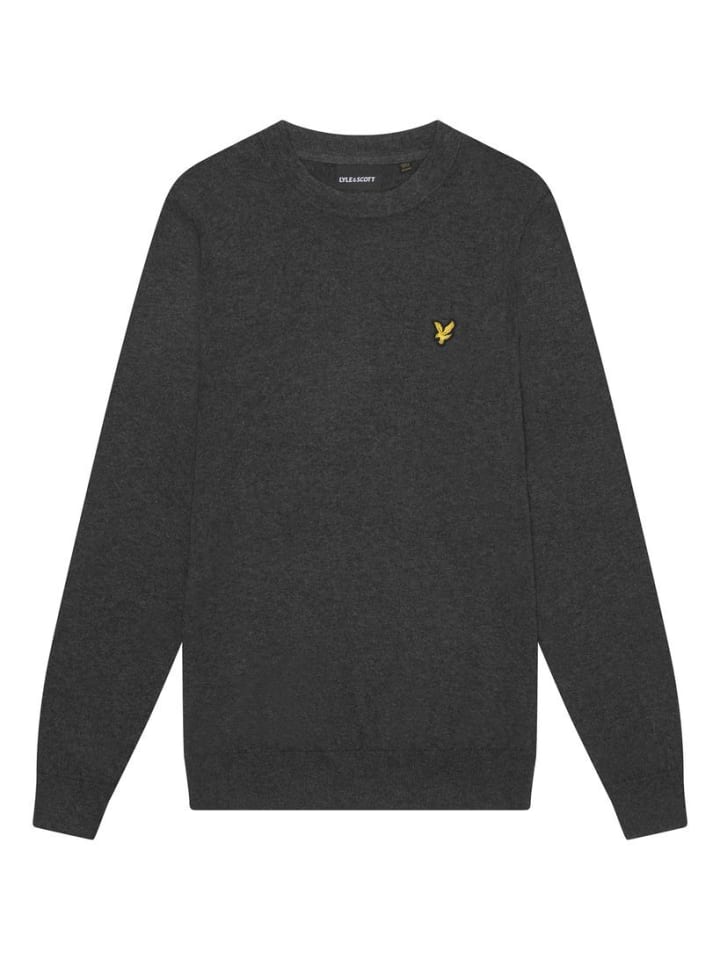

Вязаный свитер Lyle & Scott, темно-серый