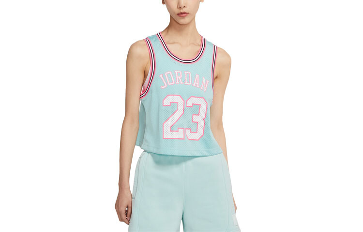 

Баскетбольная майка женская Light Rain Dew Green Jordan