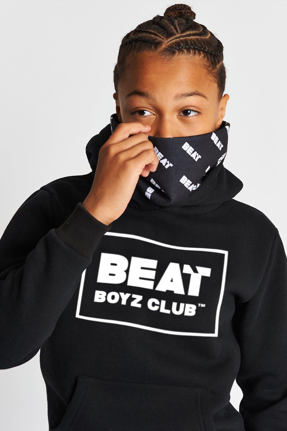 

Толстовка Snoody с логотипом Flair Beat Boyz Club, черный