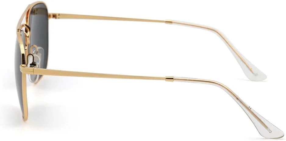 

Модные солнцезащитные очки с линзами для мужчин и женщин, квадратной оправы, металлическая рама, защита от ультрафиолета UV400, SUN706 Generic, Clx0021 C7