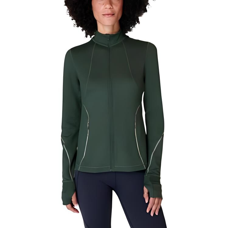 

Бархатная куртка женская Sweaty Betty, цвет Electric green