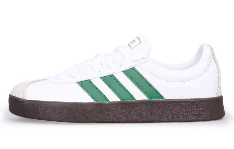 

Кроссовки adidas neo Vl Court Skateboarding Shoes Unisex Low-top White/green, белый