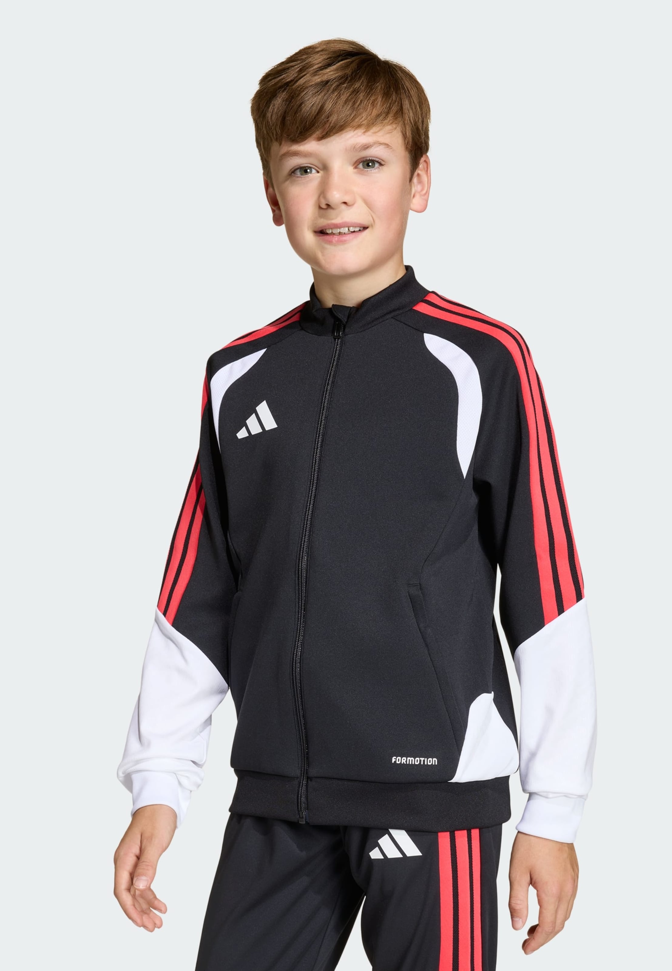 Adidas Performance Спортивный худи на молнии 'Tiro 26 Competition' в черном цвете — фото 2