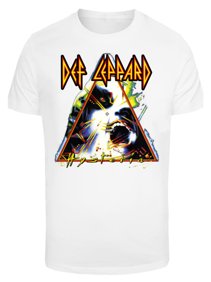 

Футболка F4NT4STIC T-Shirt Def Leppard Hysteria, белый