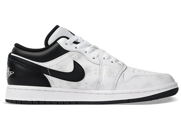 Кроссовки Air JORDAN 1 Vintage Basketball Shoes Men Low-Top Black White — фото 2
