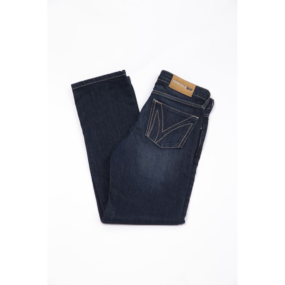 

Синие хлопковые женские джинсы Montana Blu, Blue