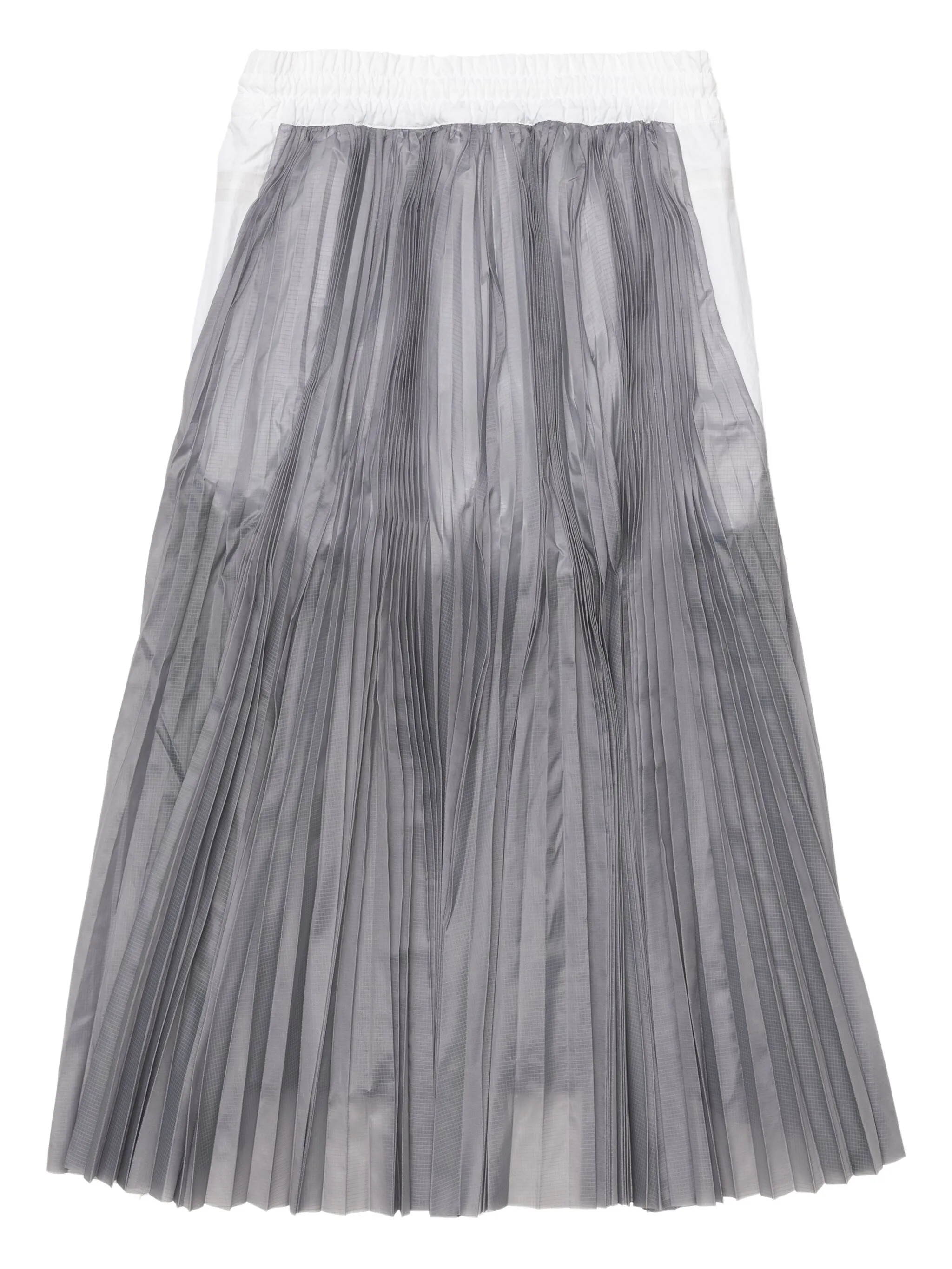 

Плиссированная юбка миди из коллаборации с Sacai Nike, серый