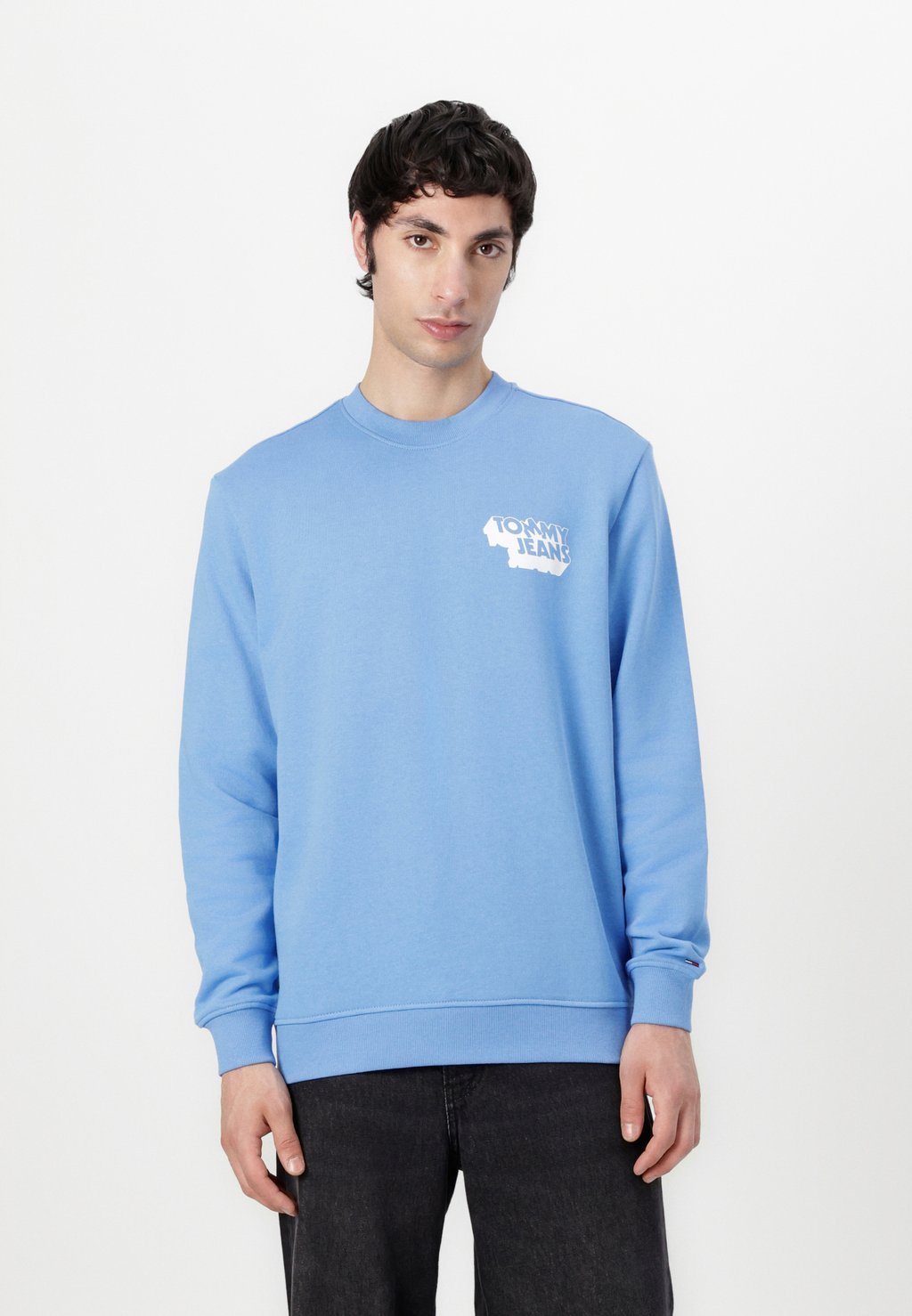 

Толстовка STACK CREW Tommy Jeans, светло-голубой