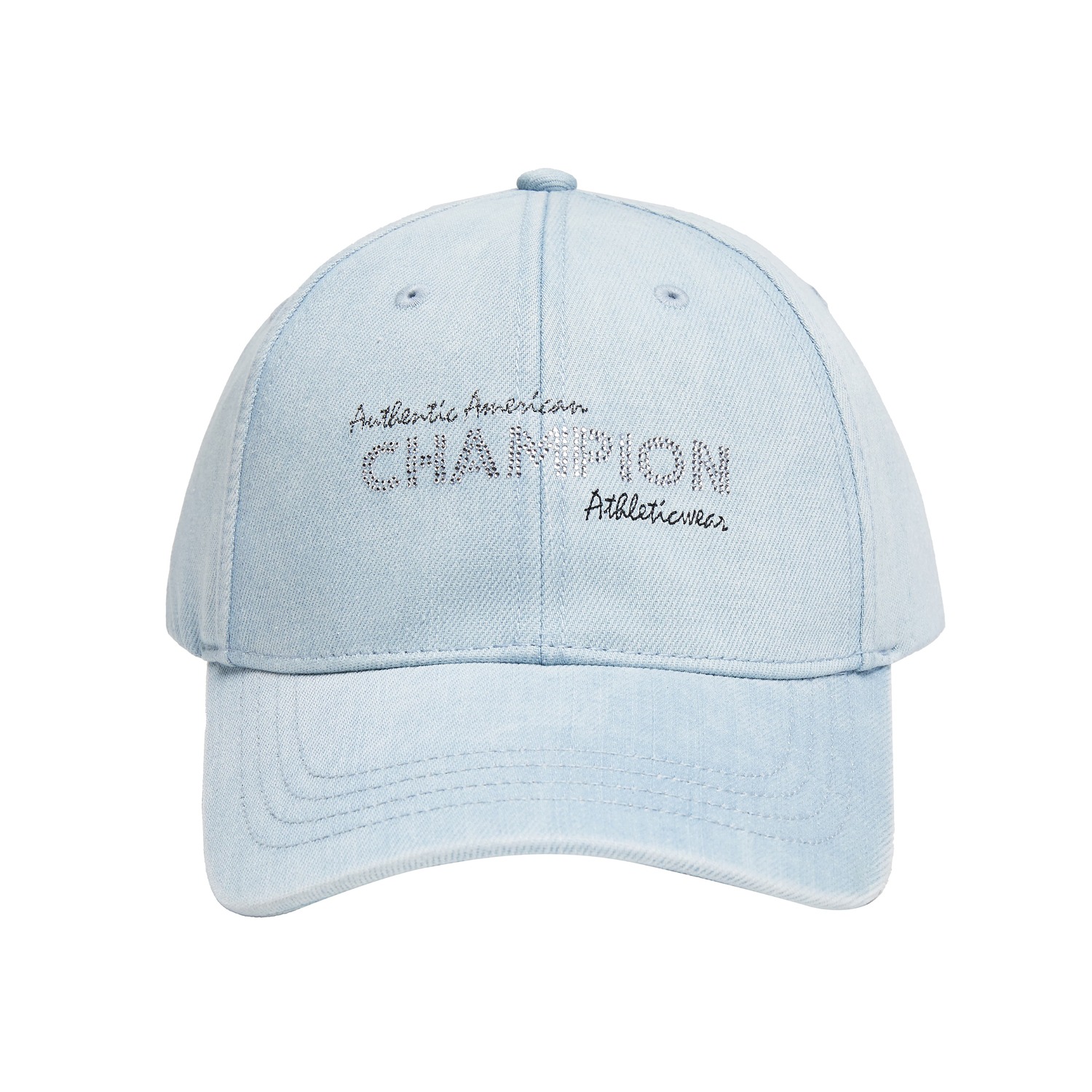 

Champion Хлопковая бейсболка унисекс, Light Blue Denim