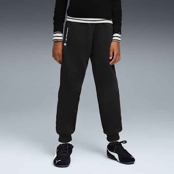 

Штаны для автоспорта для больших детей Bmw M Motorsport Essentials Puma, черный