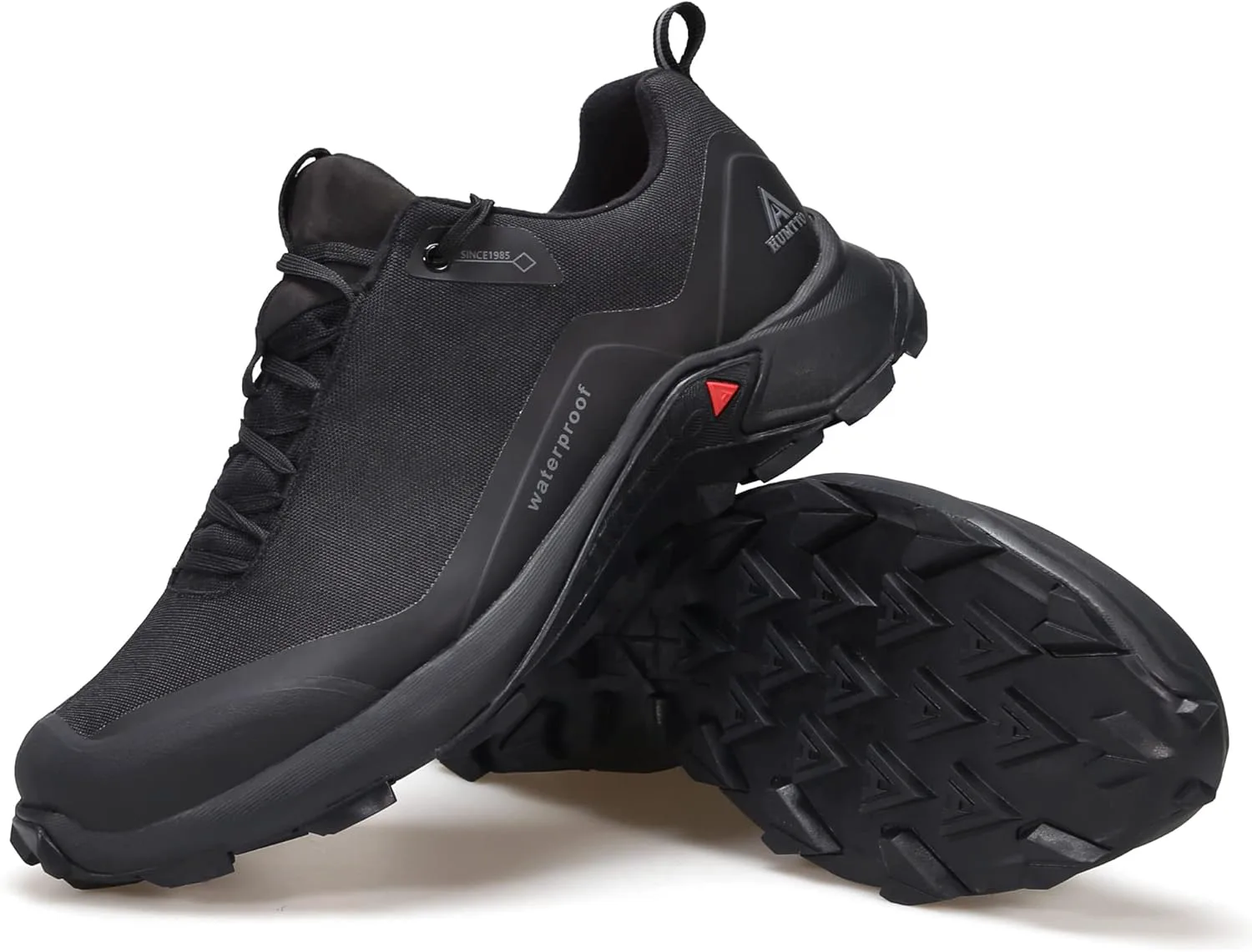 

Мужские вседорожные водонепроницаемые походные туфли HUMTTO, легкие, дышащие, противоскользящие, для походов на открытом воздухе, черный