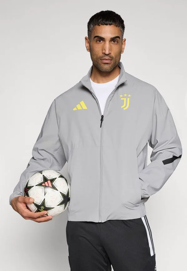Ювентус фк зне гимн куртка клубная одежда Adidas Performance, Grey — фото 4