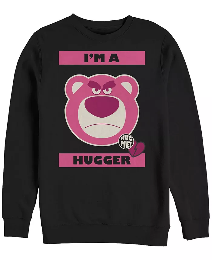 

Disney Мужская толстовка с капюшоном Toy Story Hugger Lotso Bear, флисовая Fifth Sun, черный