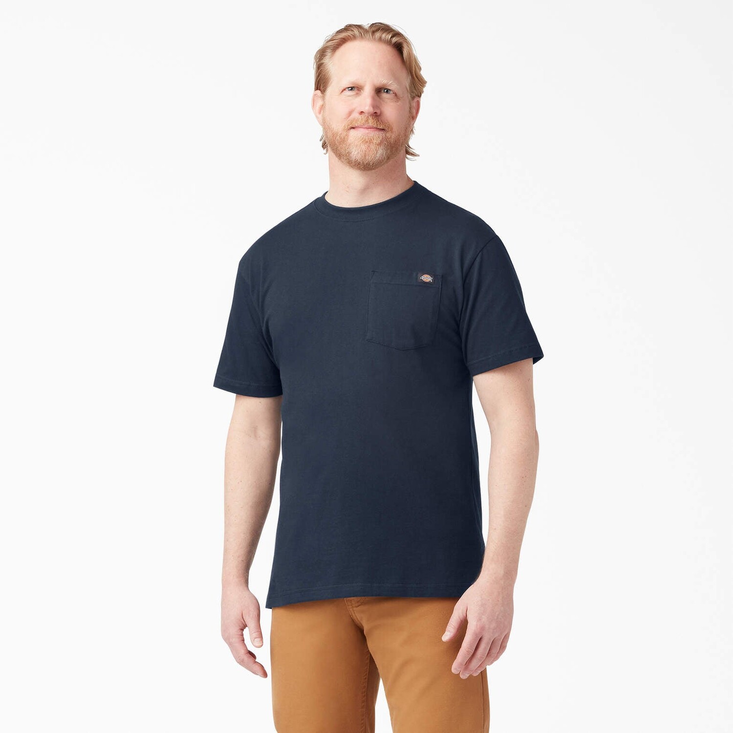 

Футболка с короткими рукавами и карманами Dickies, цвет Dark Navy (Dn)