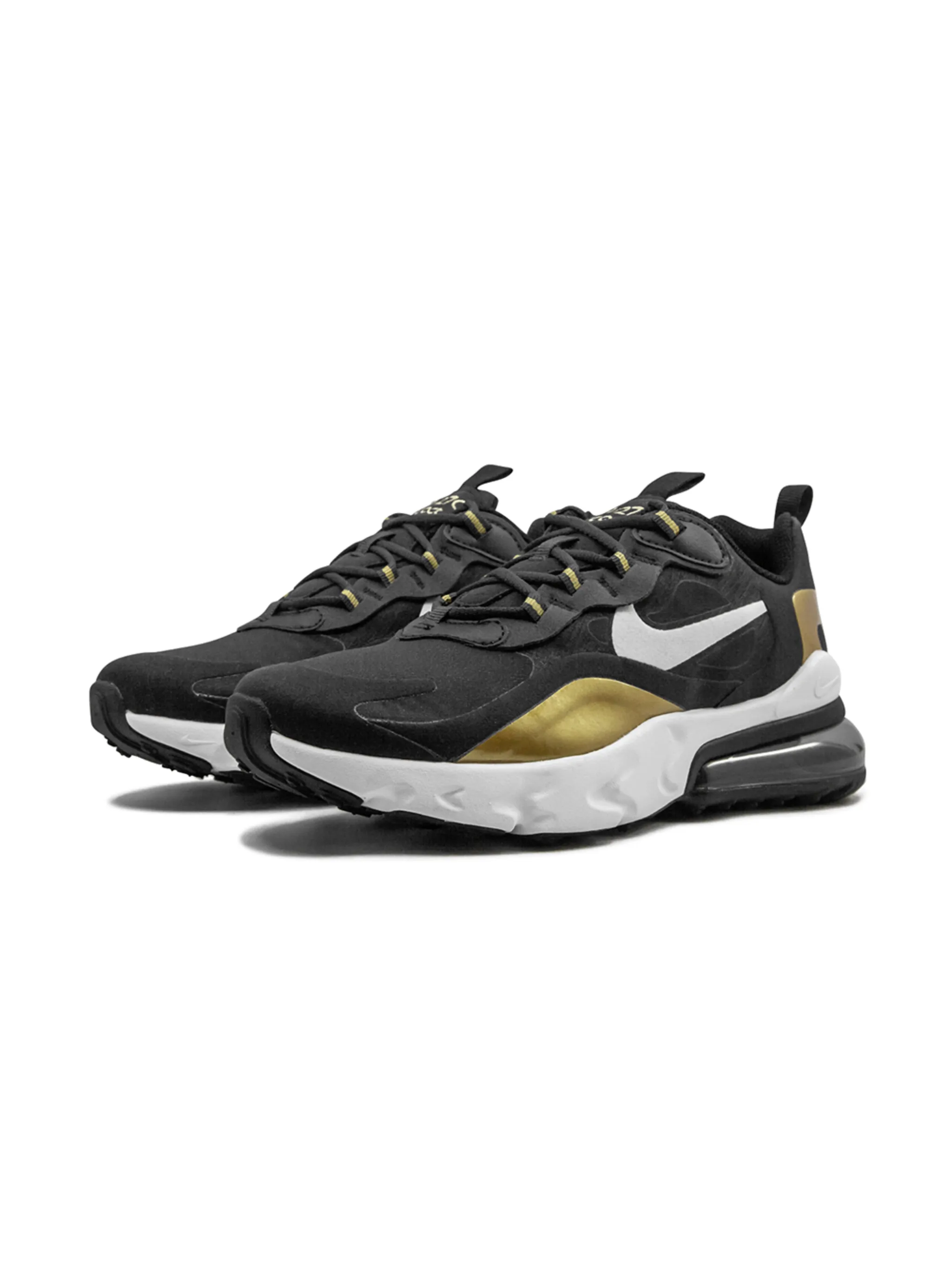 Кроссовки Air Max 270 React Nike Kids, черный — фото 2