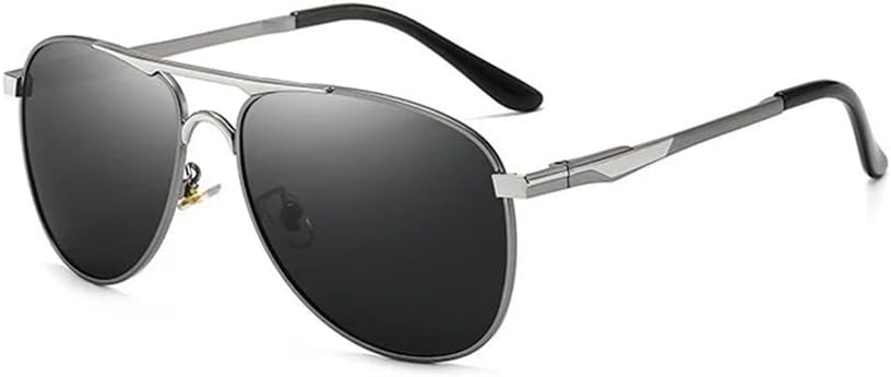 

Поляризованные солнцезащитные очки для мужчин и женщин, для вождения, рыбалки, в стиле ретро, ​​металлические солнцезащитные очки для мужчин, защита от ультрафиолета UV400 KTUCN, 05 Gun Color