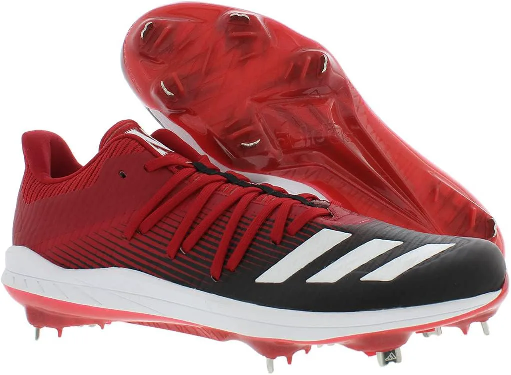 Бейсбольные бутсы для мужчин Adidas Afterburner 6, красный/черный/белый — фото 4