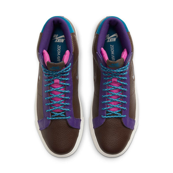 Кроссовки zoom blazer mid premium sb Nike, белый — фото 4