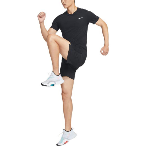 Кроссовки Nike Dri-fit Logo T-Shirt 'Core Black', черный — фото 3