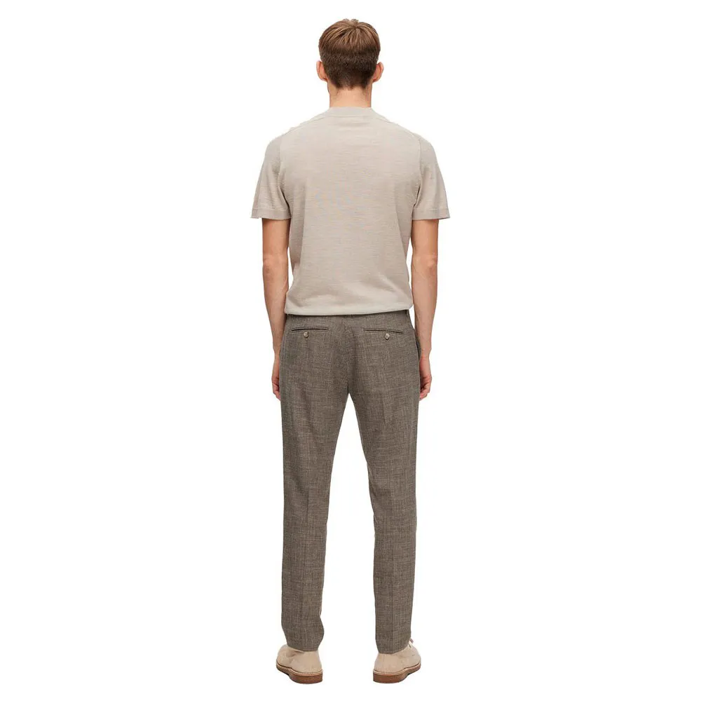 

Брюки Selected Oasis Slim Fit dress, бежевый