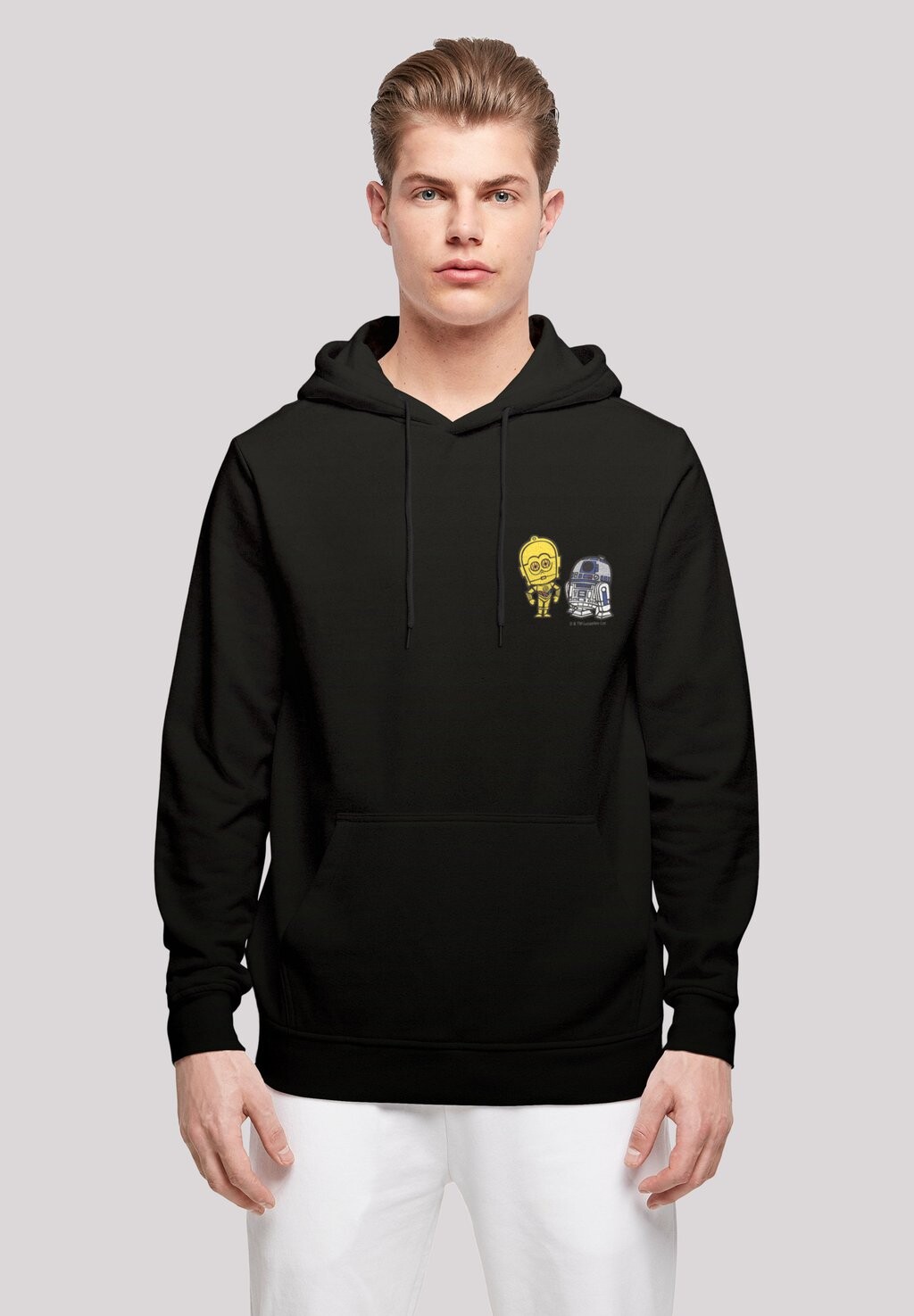 

Толстовка с капюшоном STAR WARS RESISTANCE DROIDS CHEST PRINT F4NT4STIC, черный