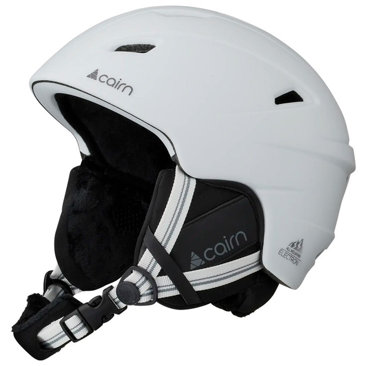 

Шлем электронный матовый белый - s Cairn