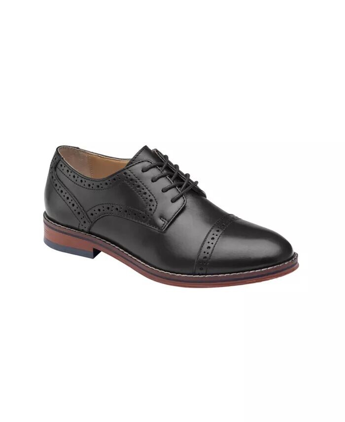 

Туфли Conard Cap Toe для маленьких мальчиков Johnston & Murphy, черный