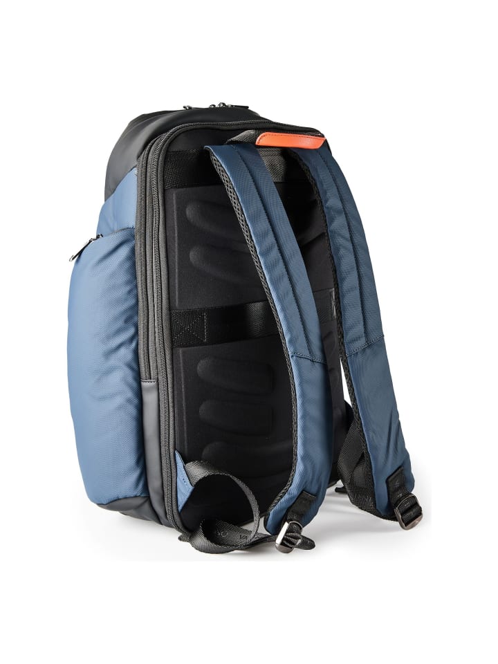 Valentino Рюкзак Dragonhawk Daypack с отделением для ноутбука 45 см, цвет blu-nero — фото 2