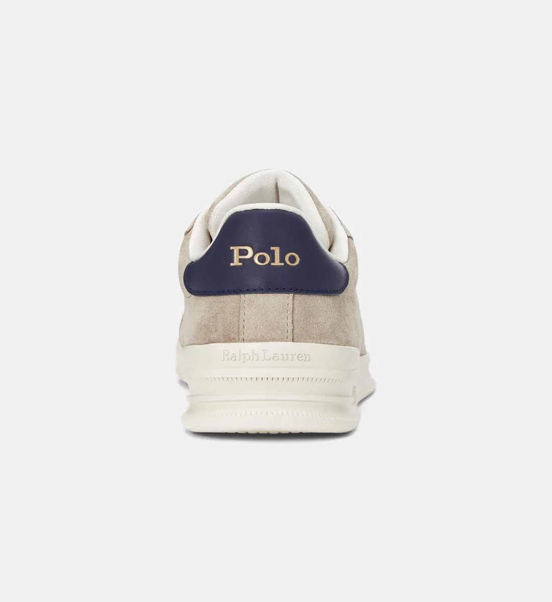 Низкие кроссовки Heritage Court из замши POLO RALPH LAUREN, бежевый — фото 4