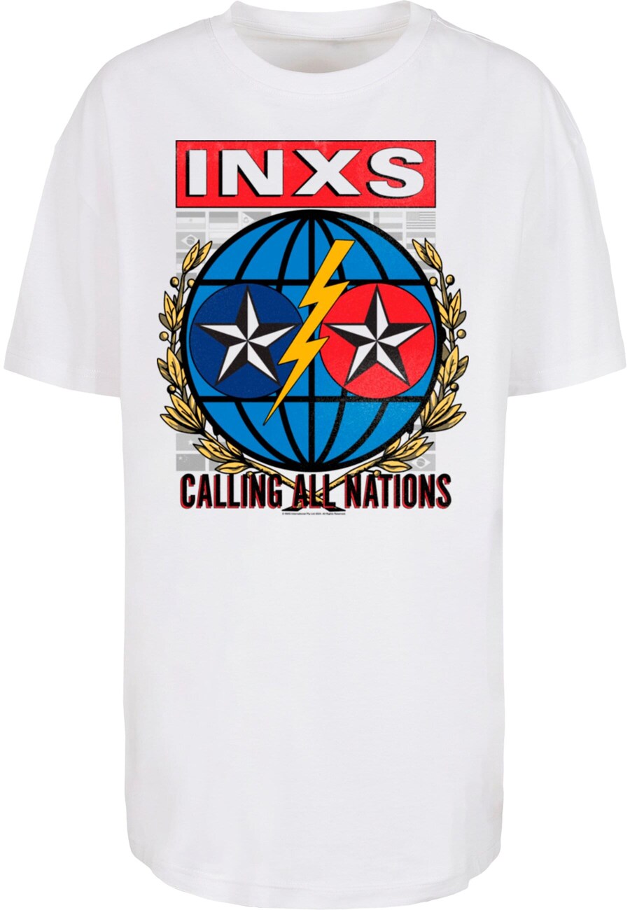 

Рубашка Merchcode INXS - Calling All Nations, белый