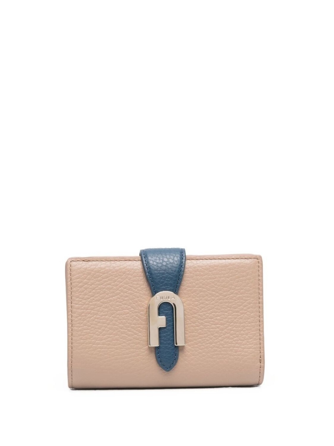 

Furla кошелек в два сложения с логотипом, нейтральный цвет