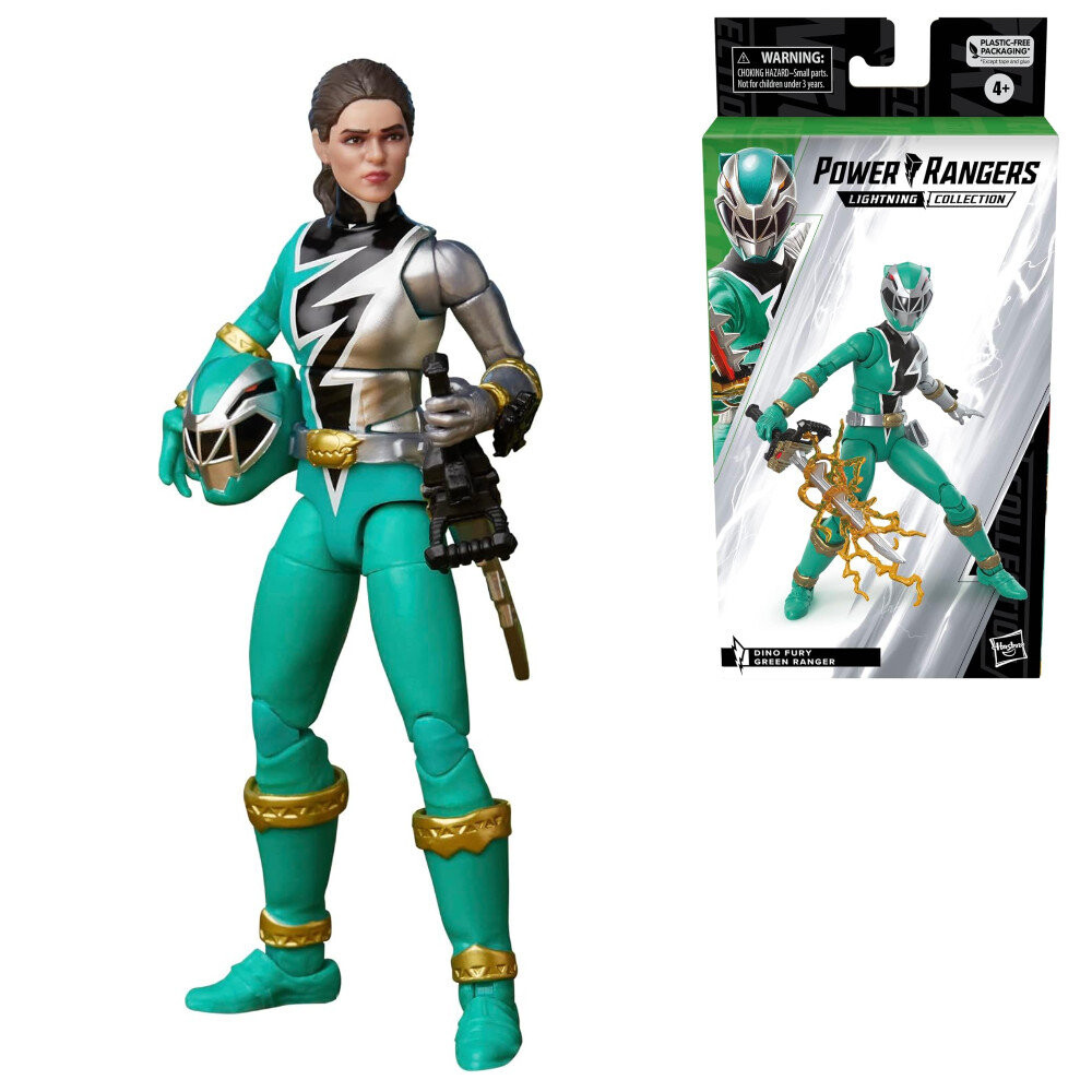 

Коллекция Power Rangers Lightning Dino Fury Green Ranger F4517 Hasbro