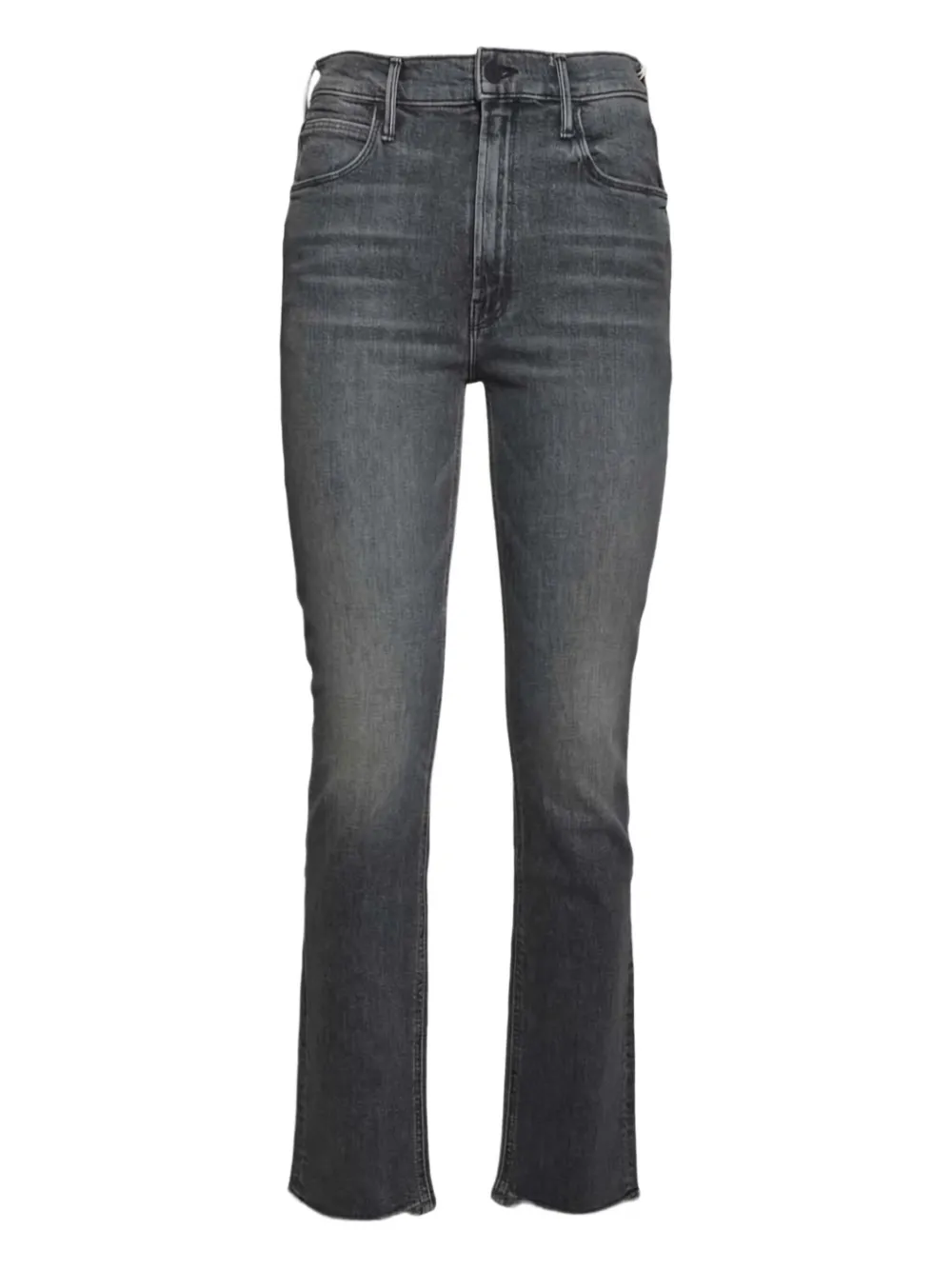 

Джинсы с шлевками для ремня Mother, серый