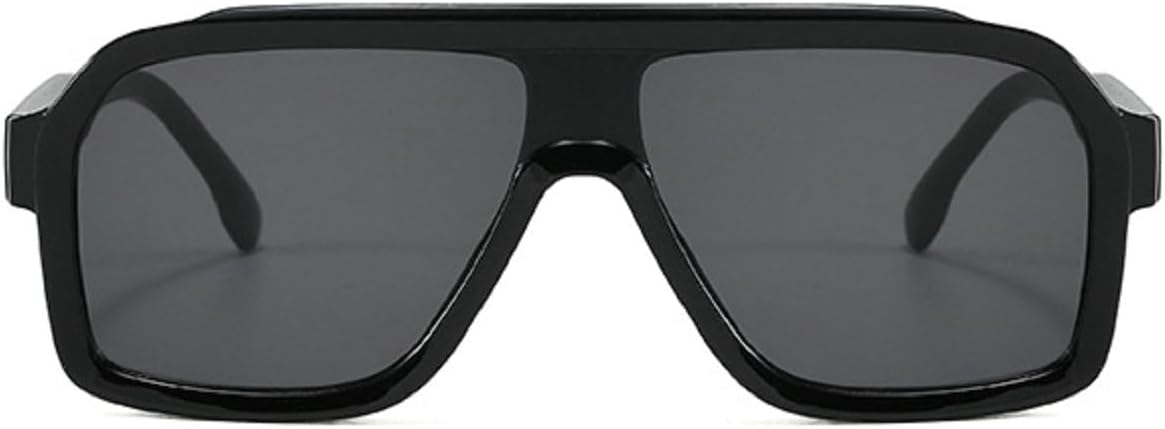 

Мужские солнцезащитные очки в стиле ретро квадратной формы с градиентным зеркальным покрытием и защитой от УФ-излучения UV400. Женские солнцезащитные очки 5063 Melrose, Black