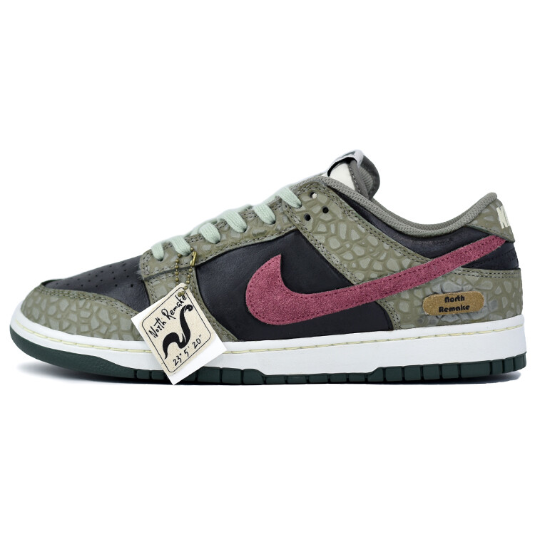 

Кроссовки Nike Dunk Skateboarding Shoes Men Low-top Black/Green, цвет Jasper