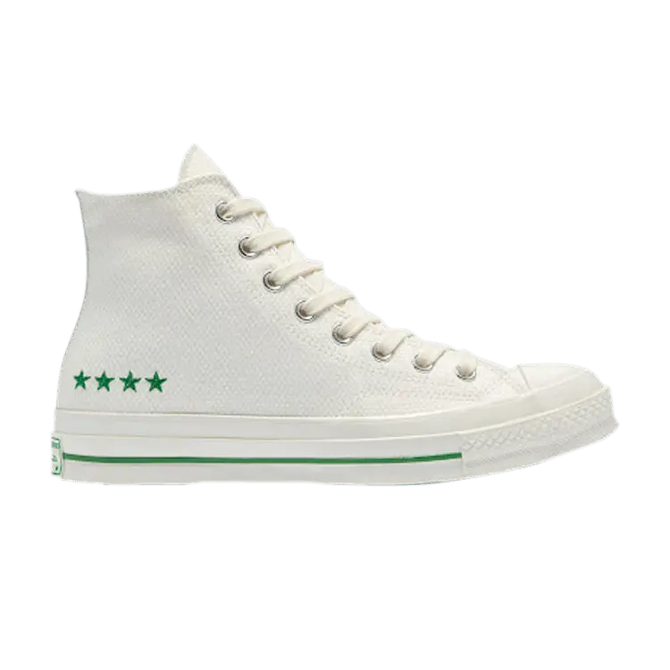 

Кроссовки Converse Chuck 70 High 'Green Stars', белый