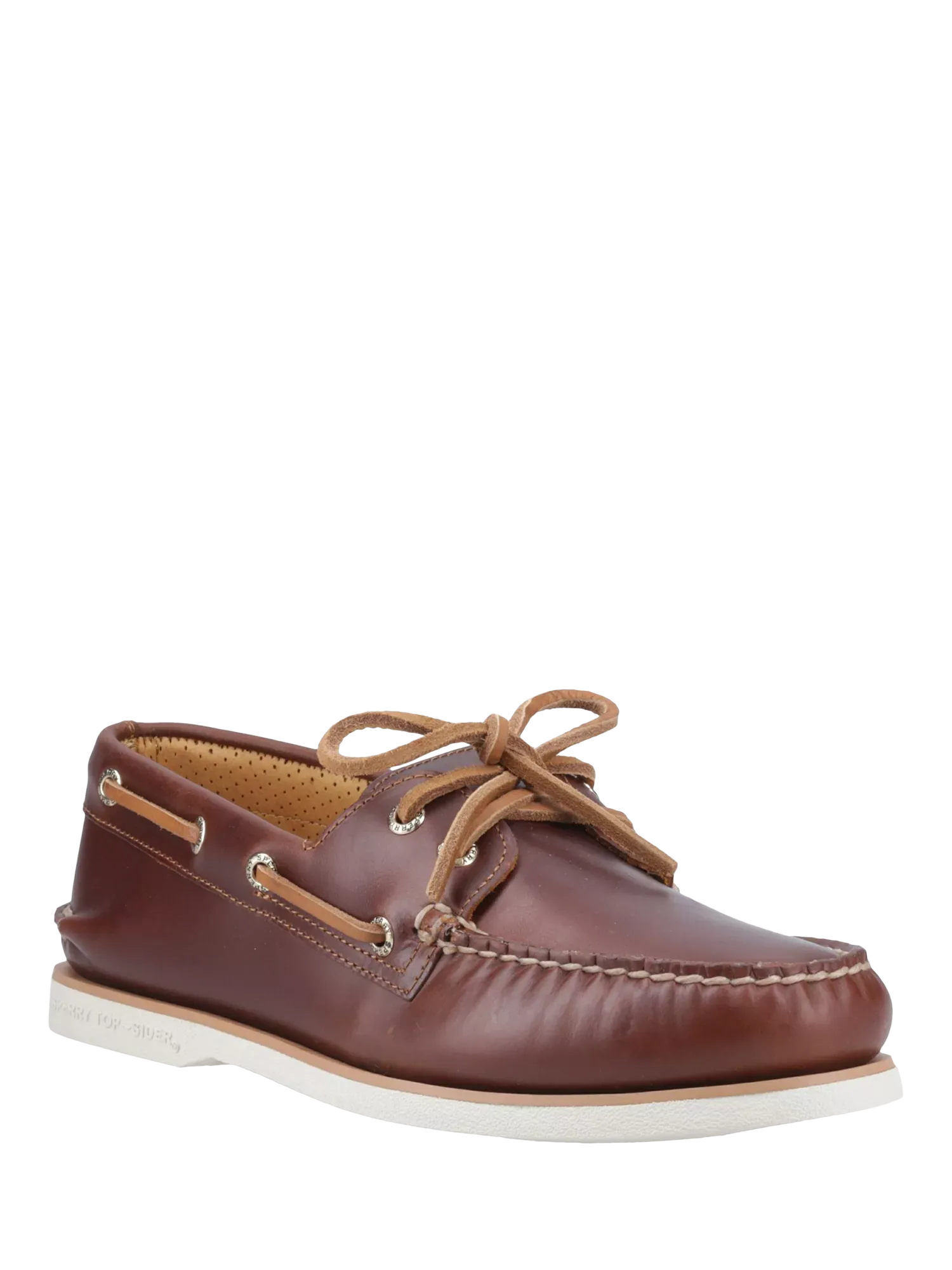 Оригинальные лодочные туфли Gold Cup с двумя люверсами Sperry, Tan — фото 2