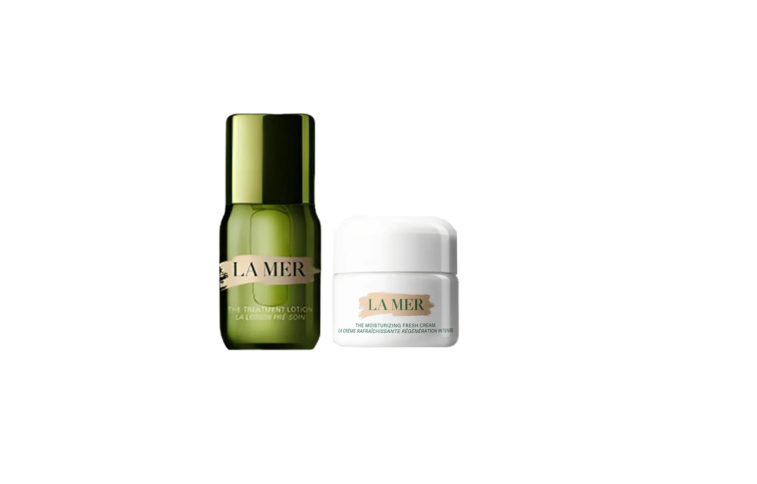LA MER Набор пробников для контроля жирности с увлажнением 5 мл + 3,5 мл, Two-Piece Set: 5ml Hydrating Essence+3.5ml Hydrating Concentrate Cream