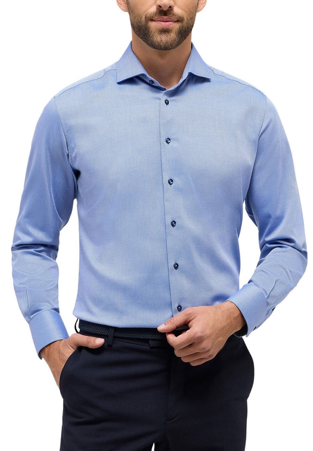 

Рубашка MODERN FIT Eterna, синий