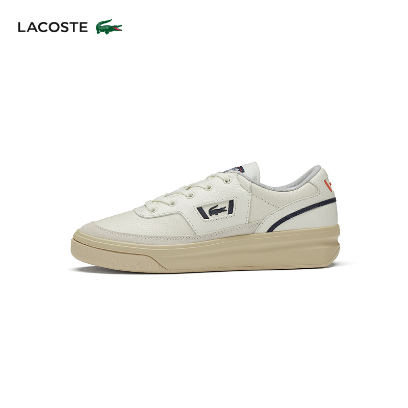 

Кроссовки мужские Lacoste на шнуровке, белый / темно-синий, Серый;синий, Кроссовки мужские Lacoste на шнуровке, белый / темно-синий