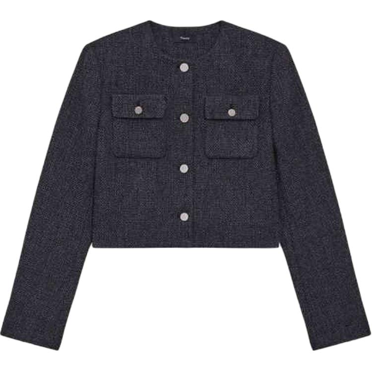 

THEORY Твидовый жакет, Dark Gray