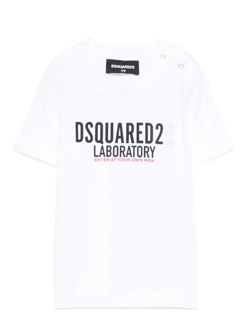 

Футболка с логотипом DSQUARED2 KIDS, белый