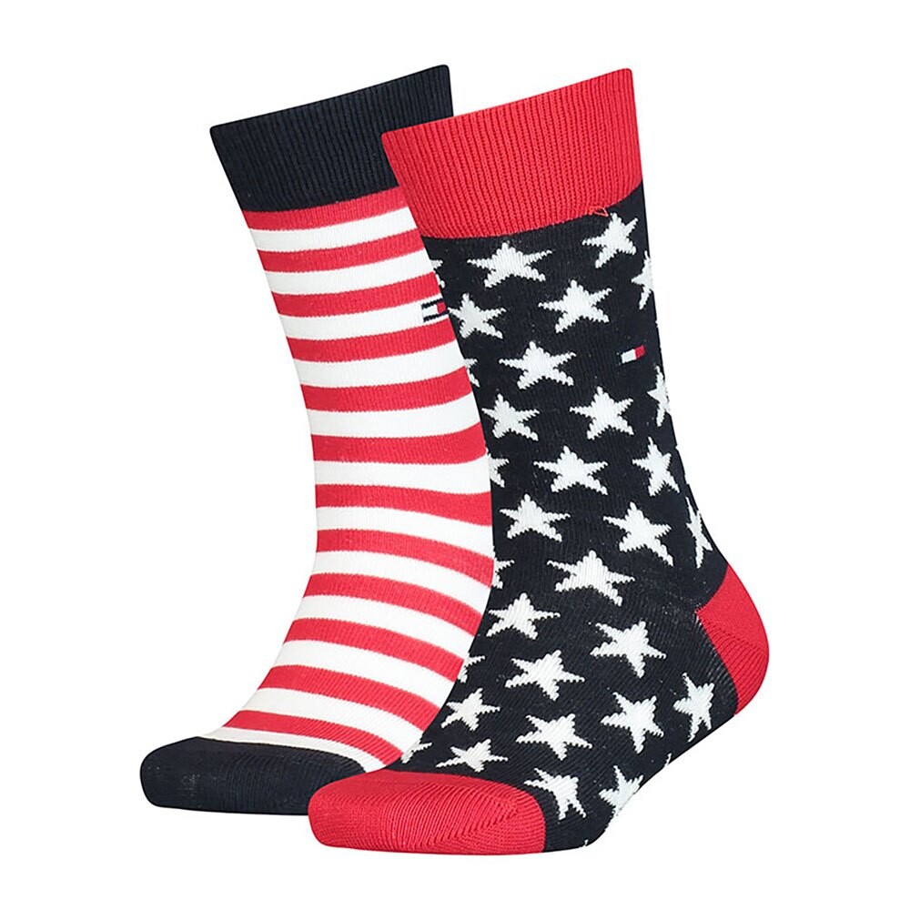 

Носки Toммy Hilfiger Stars&Classic Stripes Kids 2 шт, разноцветный