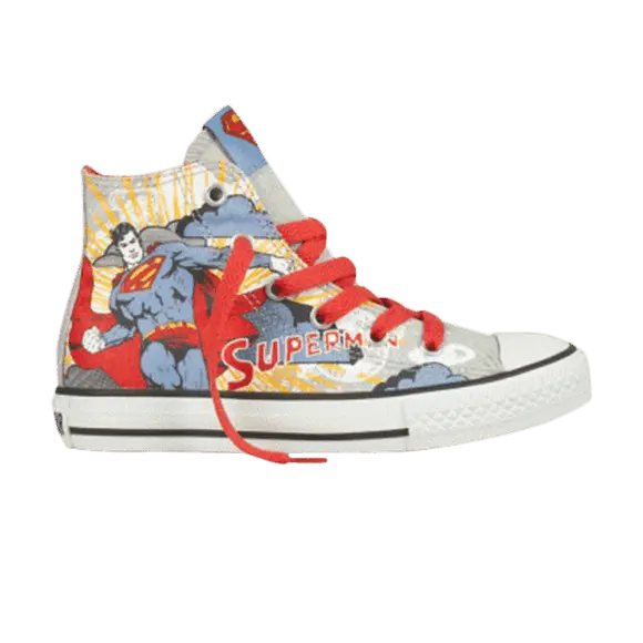 

Кроссовки Converse DC Comics x Chuck Taylor All Star Hi GS 'Superman', серый