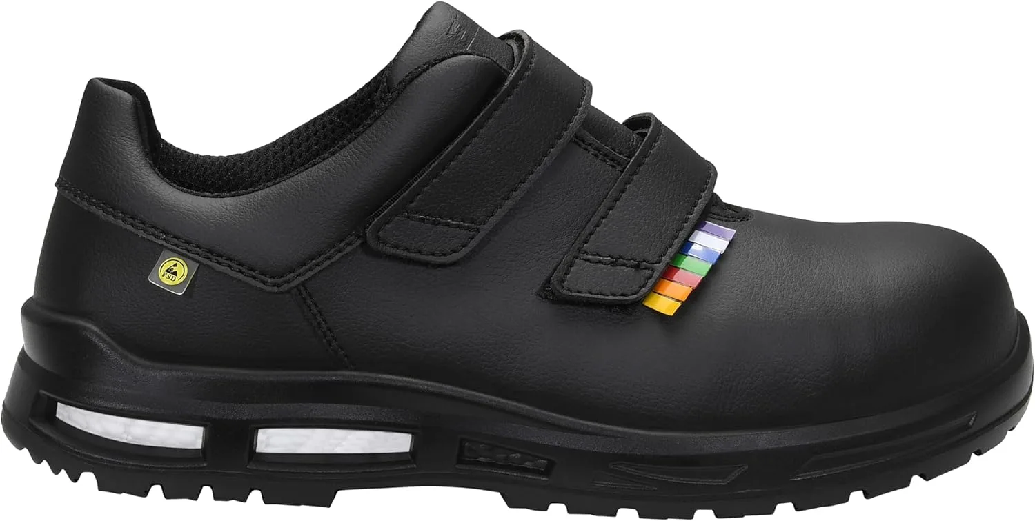 Защитные ботинки ELTEN Brayden XXTM Black Strap Low ESD S3S, женские и мужские, текстильные, с композитным защитным носком (легче стального), легкие, классические, черный — фото 2