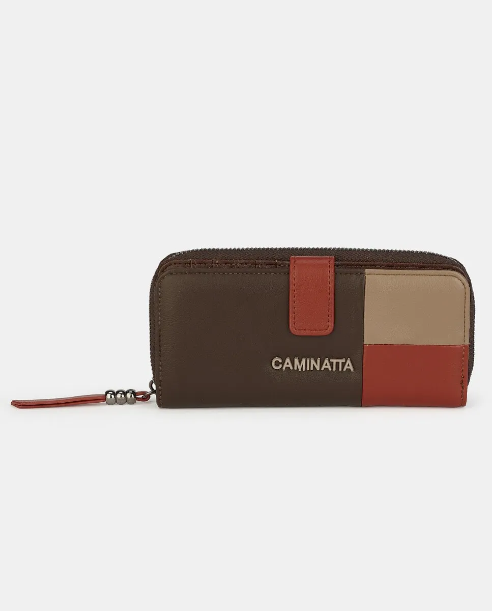 

ПУ кошелек Caminatta, коричневый