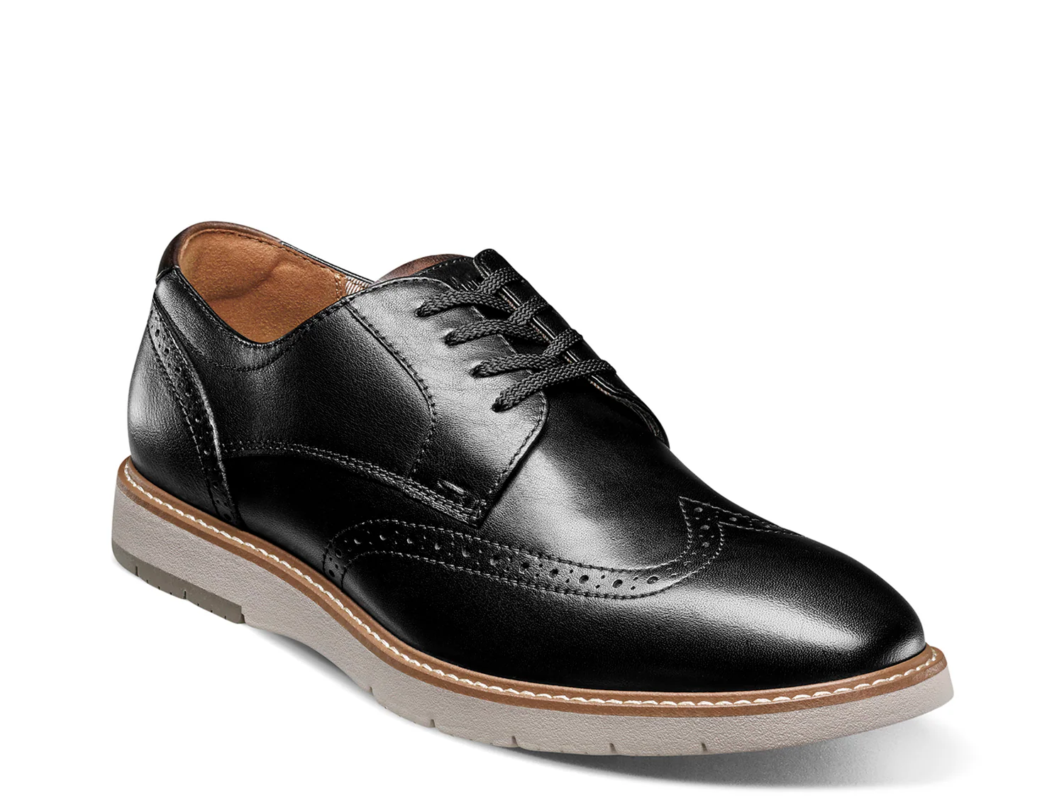 

Оксфорды Vibe Wingtip Oxford Florsheim, черный