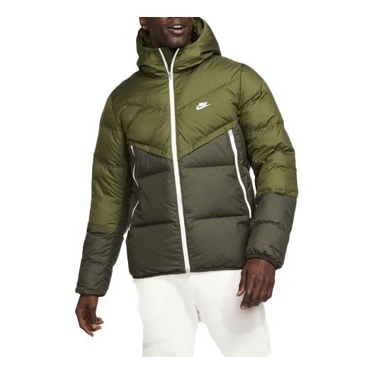 

Пуховик Nike As Sportswear Sf Windrunner Hd Jkt 'Green', зеленый