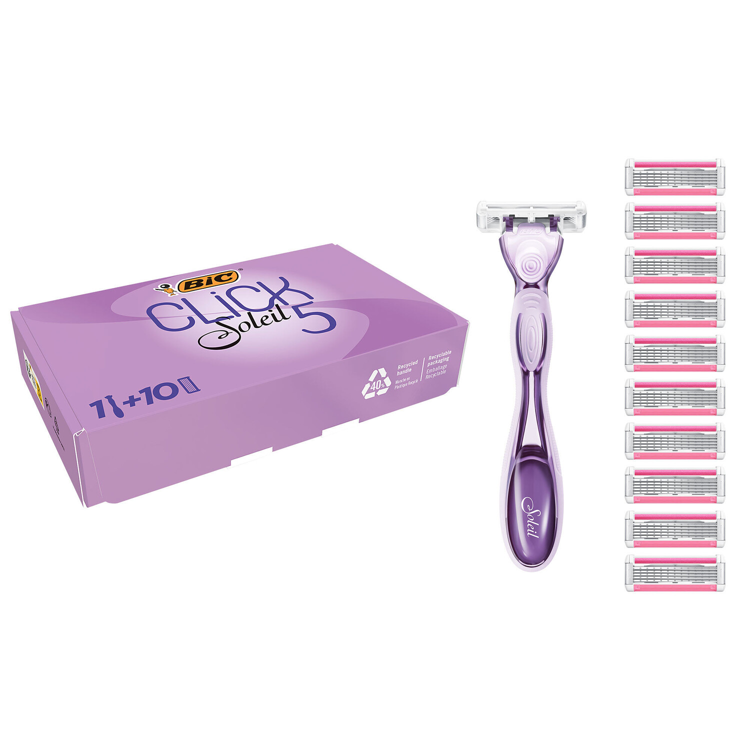 

Женская бритва go dolina Bic Soleil Click5, 10 шт/1 упаковка